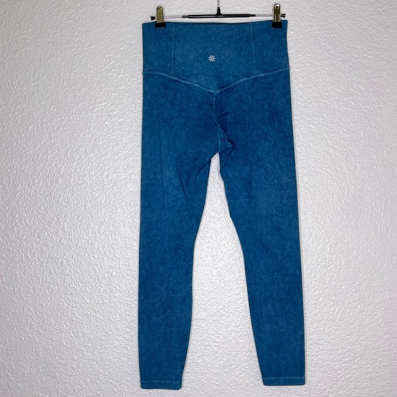 Athleta Elation Garment Dye ⅞ Tight Teal Size Small *see measurements - Picture 4 of 10